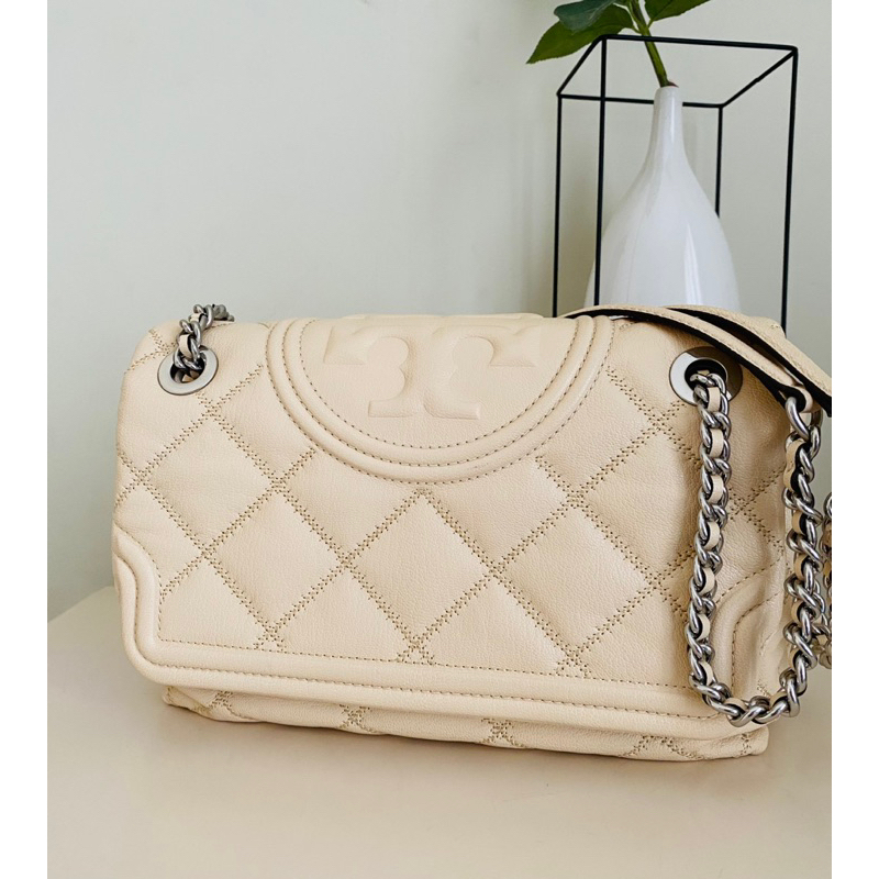 Tory Burch Soft Fleming distressed medium