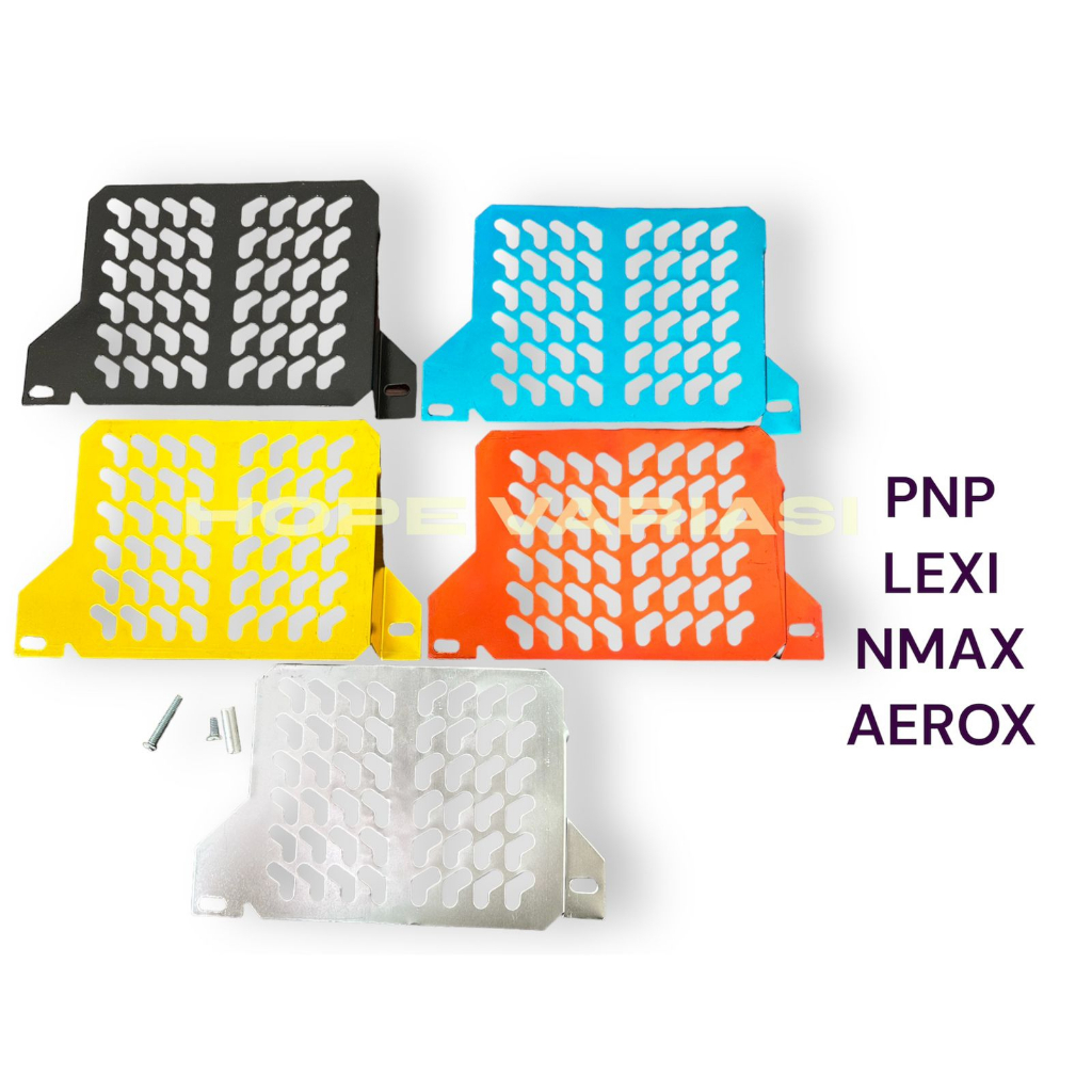 COVER RADIATOR / TUTUP RADIATOR PNP MOTOR YAMAHA ALL NMAX  ALL AEROX LEXI PLUS 1 SET BAUT DAN BOSHIN