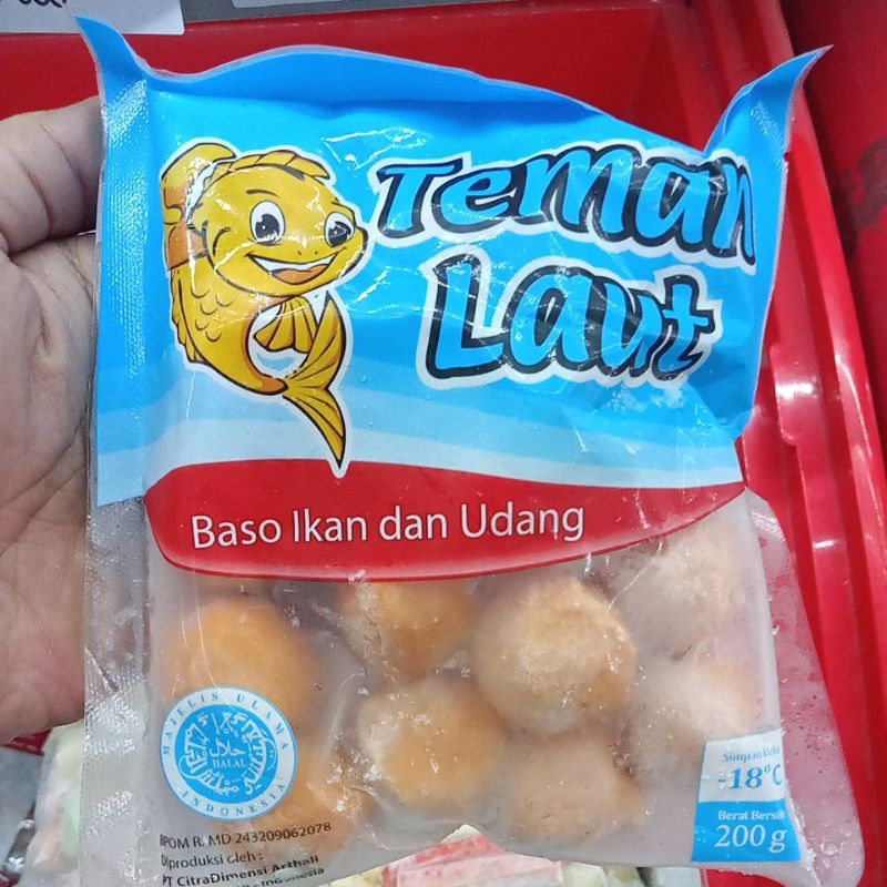 Teman Laut Baso Ikan Dan Baso Udang 200G/500G