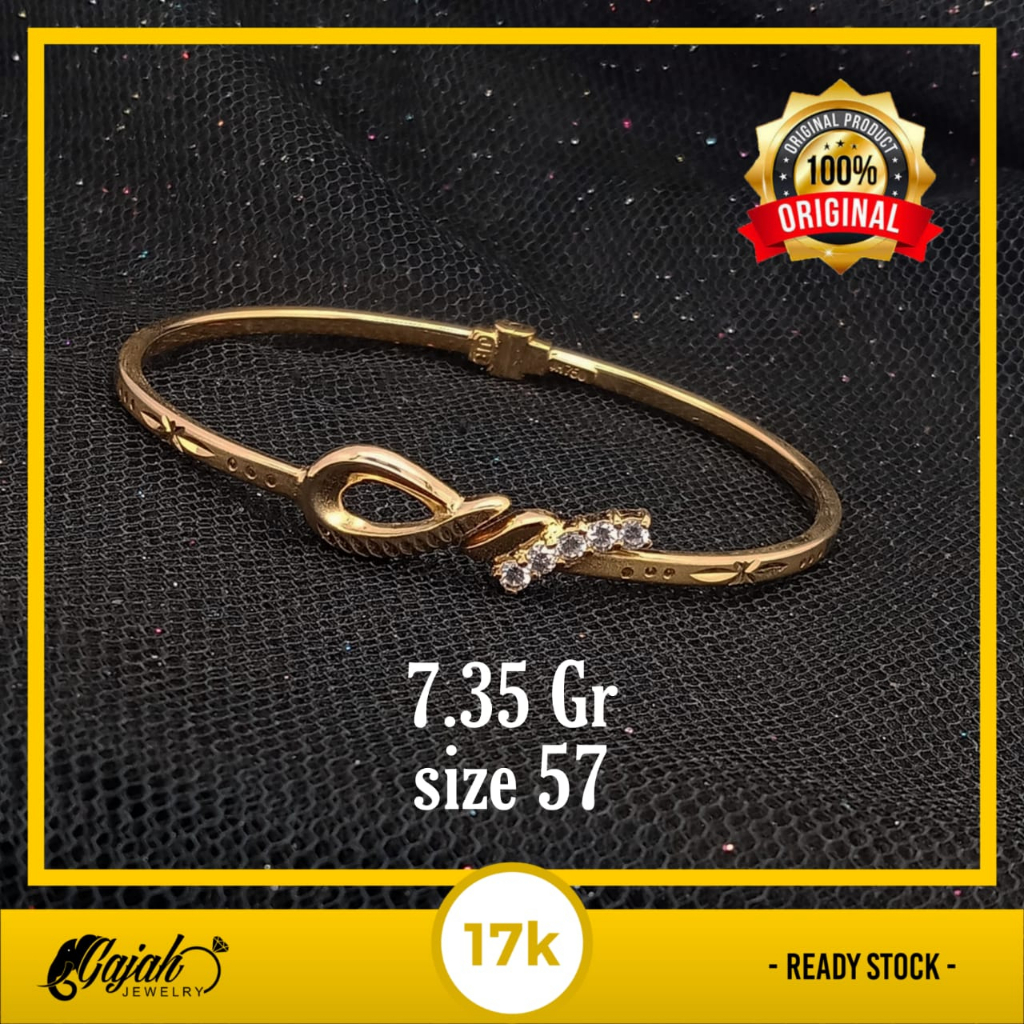 Gelang Emas 17K - 7.35 Gr Kadar 750 - 5143