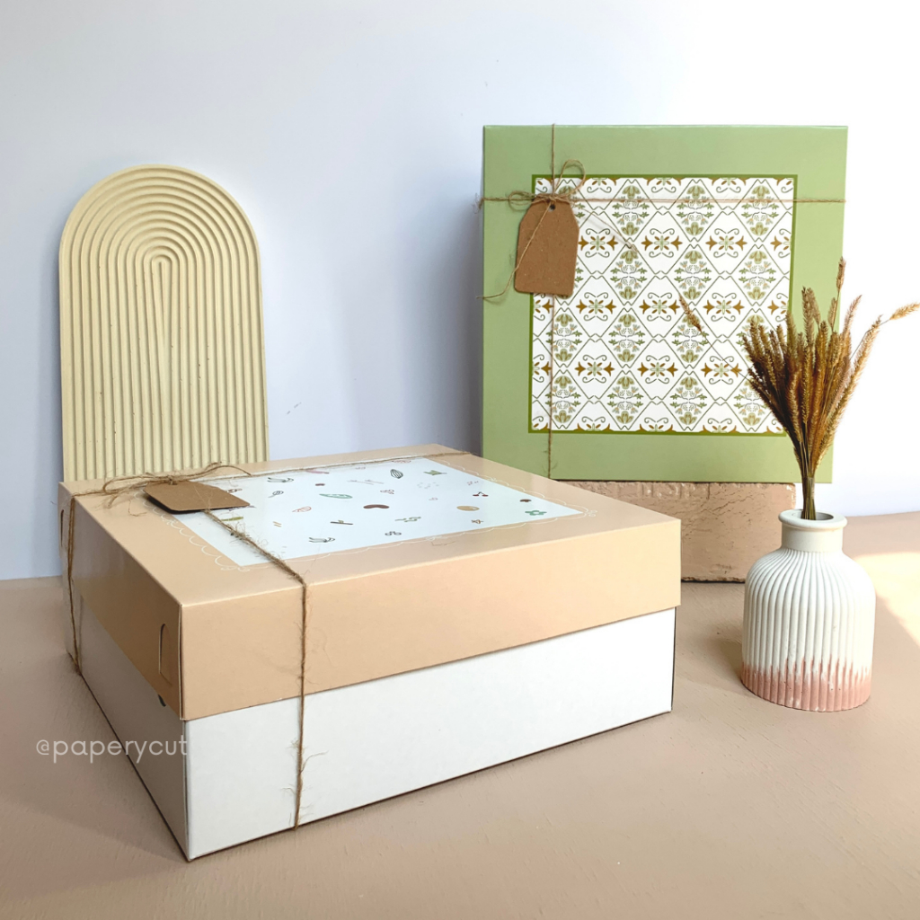 

Box Dus Kotak Packaging Toples Kue Cookies 25 x 25 x 10 - ECO