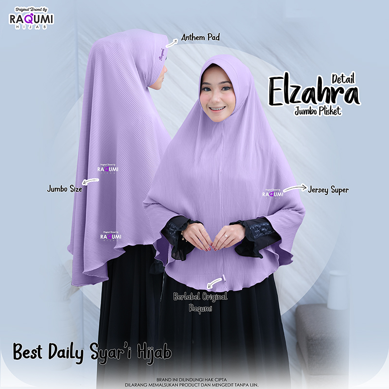 ELZAHRA JUMBO PLISKET BY RAQUMI