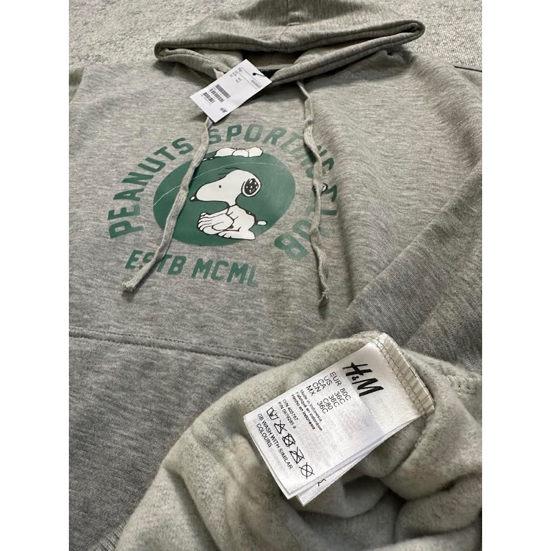 HOODIE H&amp;M HARVARD/PEANUTS/IMPORTANT