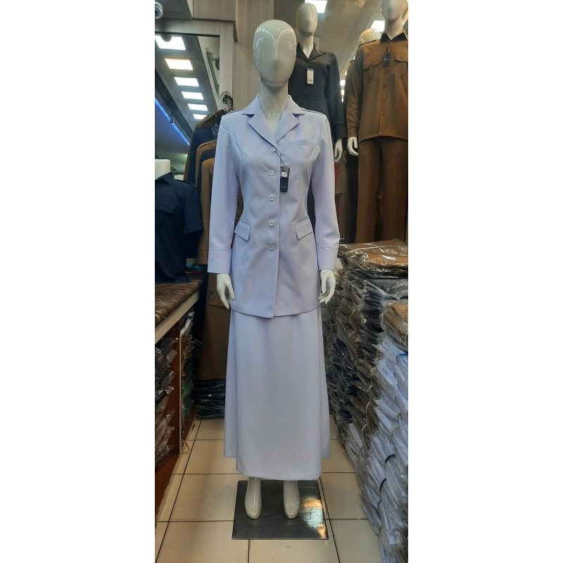 Seragam princessfa Baju Dinas NAKES Seragam PNS,PDL,ASN Putih Seragam PUSKESMAS,Seragam PNS putih Hi