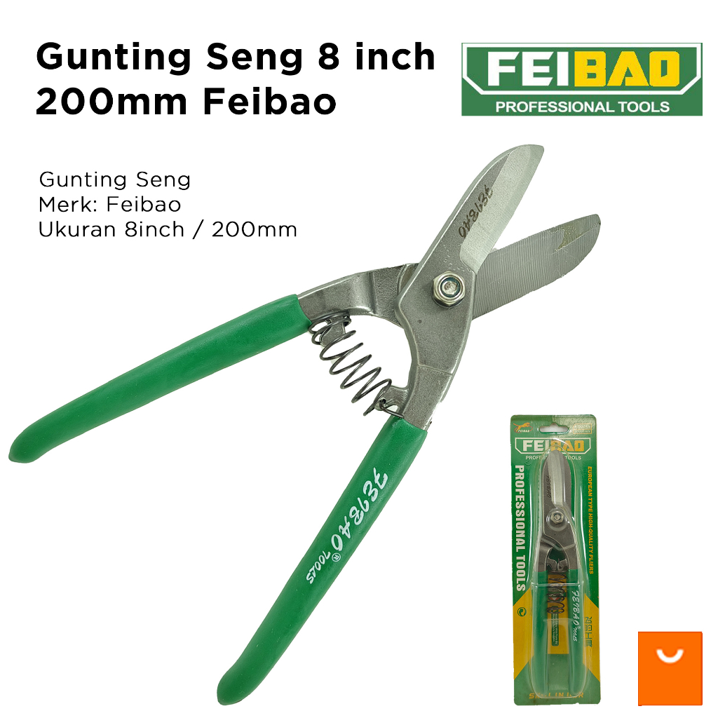 Gunting Seng 8 inch 200mm Feibao