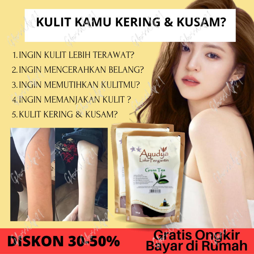 Ayudya Lulur Pengantin Green Tea 300 refill