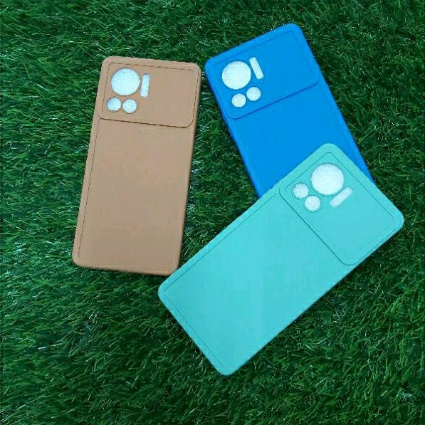 Case Pro Camera Soft Matte With Camera Protector 9D Infinix Note 12 VIP