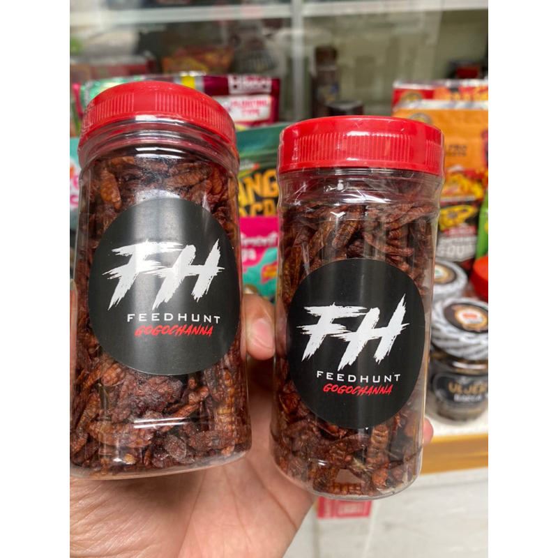 Feedhunt Super Premium Red Maggot BSF Untuk Maru Dan Dwarf Channa