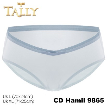 Celana Dalam Hamil TALLY 9865 Hipster dibawah Perut Bahan Seamless Pori Muat Kehamilan 0 - 9 Bulan Maternity CD Low Waist