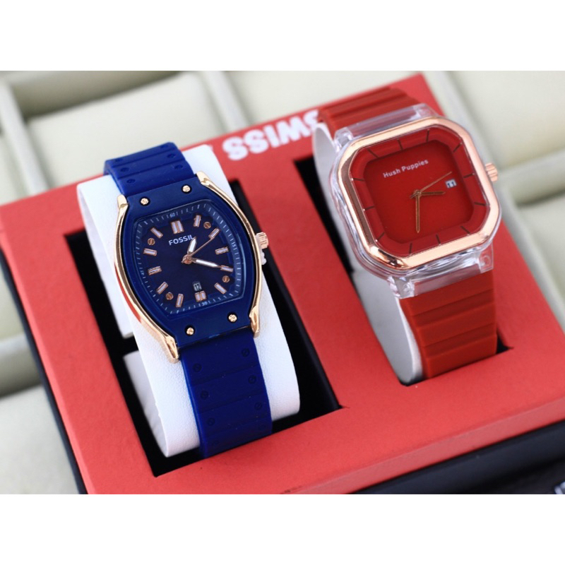 (Terima Cod) Jam Tangan Wanita Buy 1 Get 1 Paket hemat Kado Free Box 1 Set FsL Oval + Hp Crono 1 Tanggal Aktif Strap Rubber(Dikirim Jakarta) Best Seller)