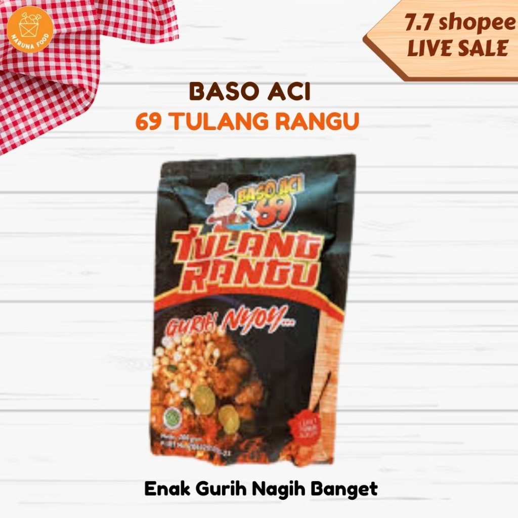 PROMO Bakso Aci Tulang Rangu Boci Baso Aci 69 Original Promo Boci 69 Gurih Nyoy Makanan Instan Cemilan Pedas Makanan Ringan Enak Gurih Halal Fresh dan Ready Laris Halal