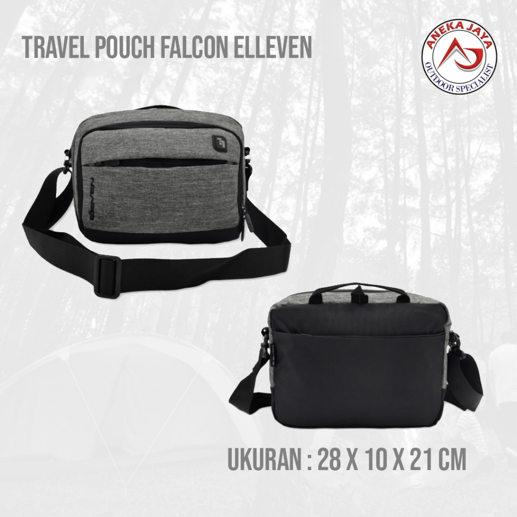 TAS SELEMPANG TRAVEL POUCH ELLEVEN FALCON