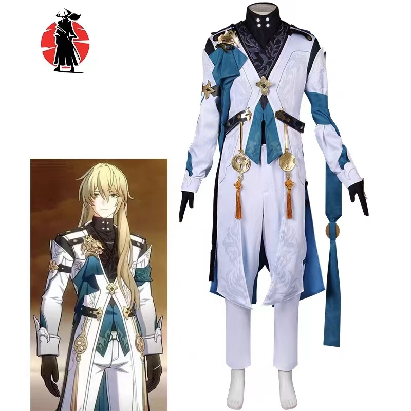 Game Honkai Star Rail Luocha Cosplay Costume Wig Luo cha Chinese Men Cosplay Suit