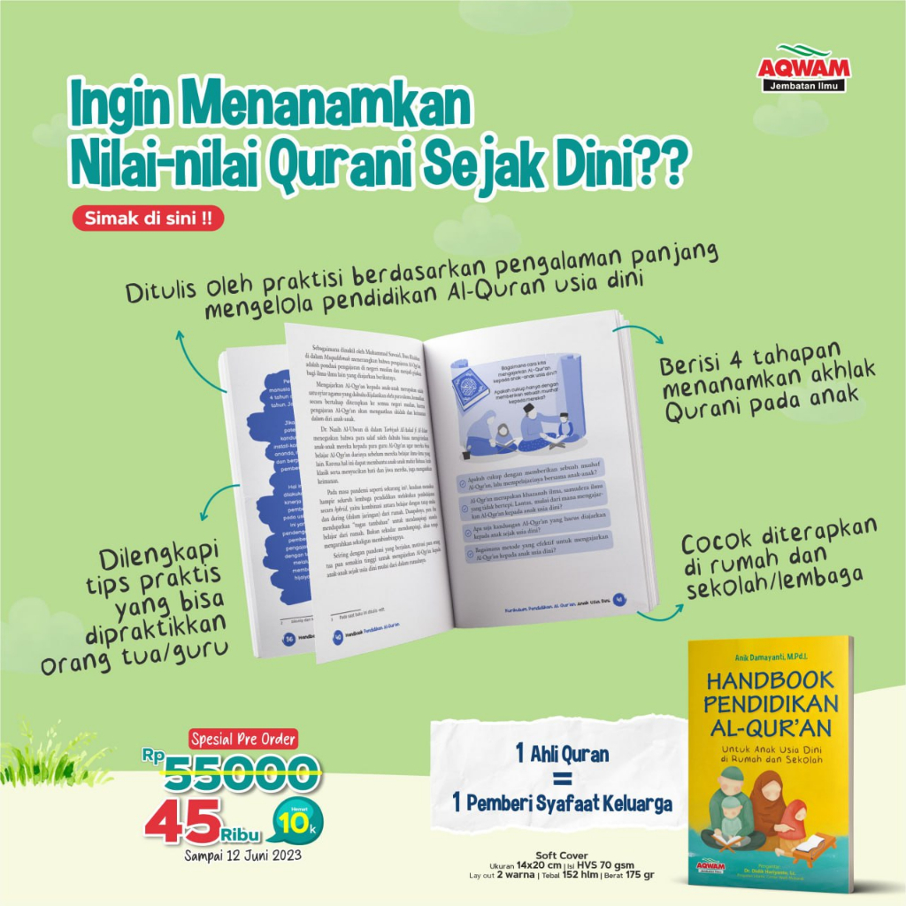 Handbook Pendidikan Al-Quran untuk Anak Usia Dini - Aqwam