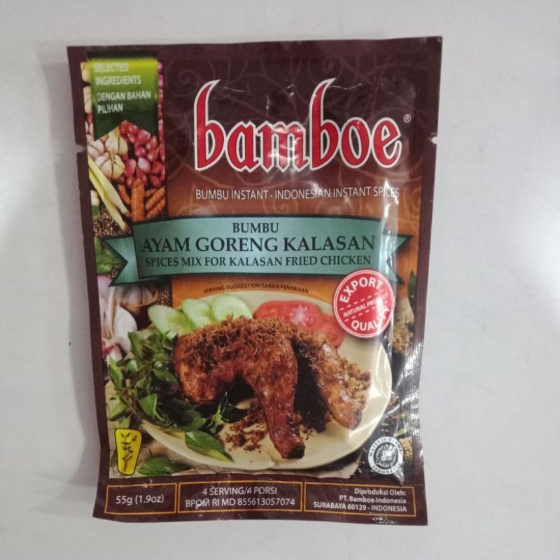 

Bumbu bamboe ayam goreng kalasan