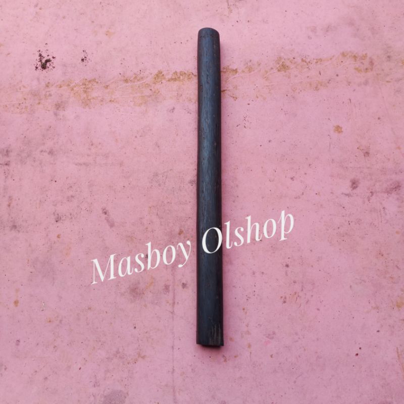 Gagang Palu Bodem Kayu Aren Kayu Ruyung Tua Hitam / Panjang 40 cm
