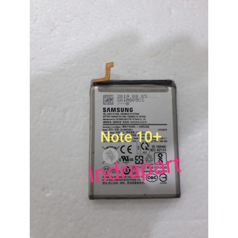 Batre baterry Samsung galaxy Note 10+/Note 10 plus original copotan teady