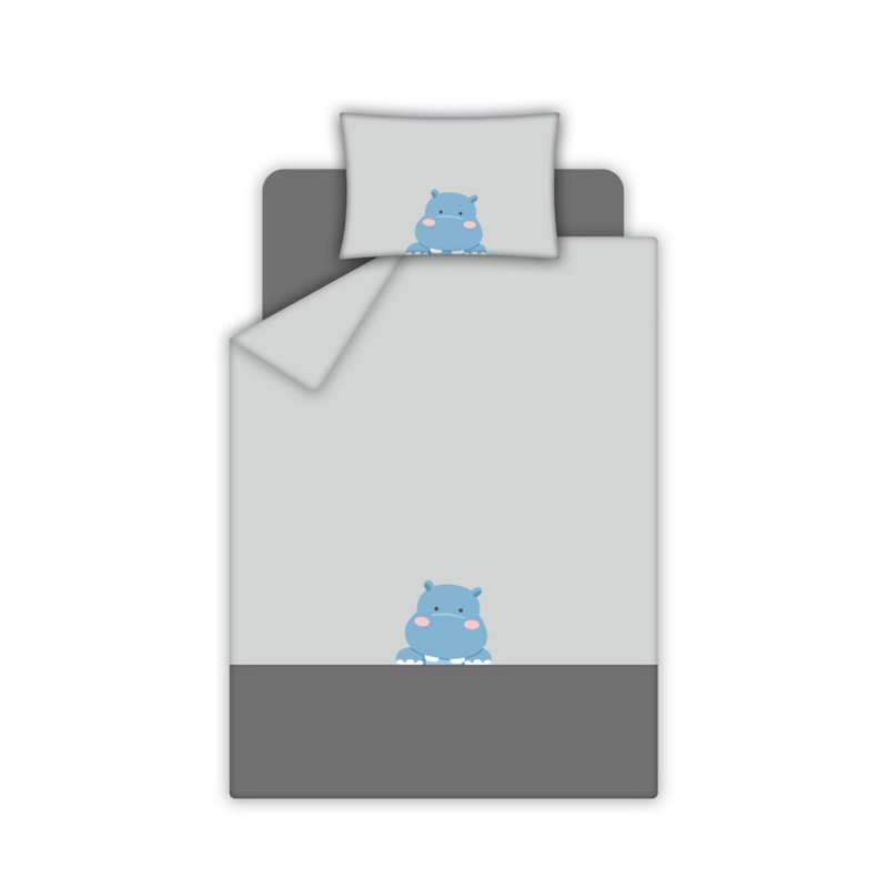 Informa Sprei Set 120x200x30cm Microfiber - Hippo/Sprei Informa Microfiber/Sprei Anak