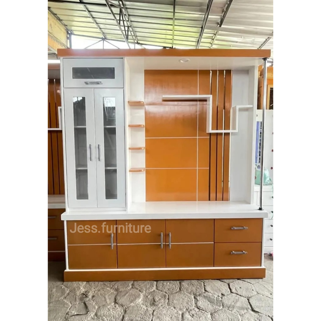 Partisi TV Ruang Tamu JUMBO Multriplek 43inc / Partisi TV JUMBO , Partisi Ruang Tamu , Partisi TV Ju