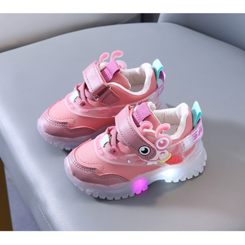 babyfit DRAGONFLY sepatu lampu sneakers led anak cewek cowok import gs-0602