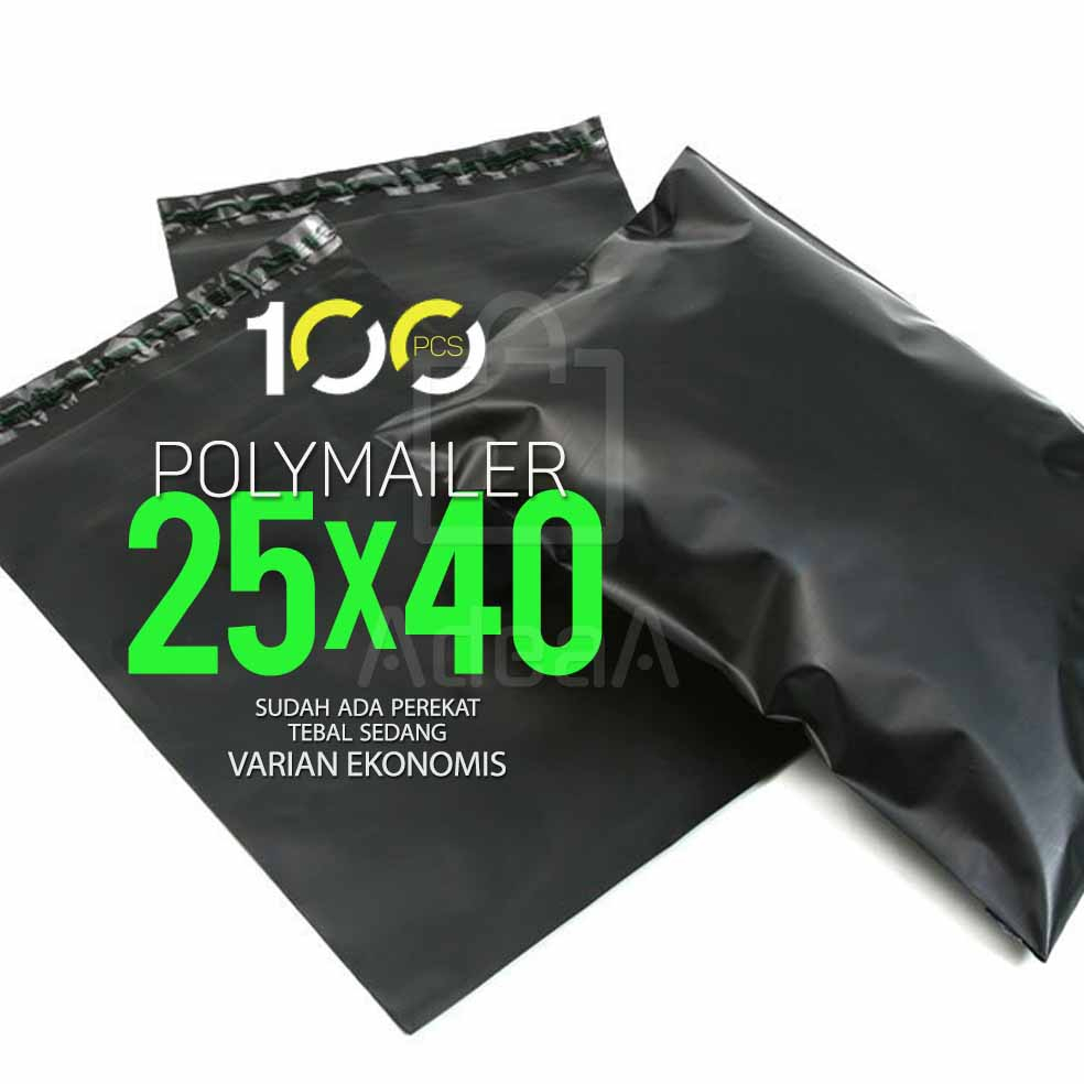 

Polymailer Hitam 25X40 Harga Ekonomis Ready Stock