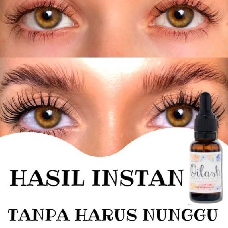 CS1-Serum Penumbuh Bulu Mata &amp; Penebal Alis / Serum Eyebrow &amp; Eyelash Oilash FREE sikat bulu mata