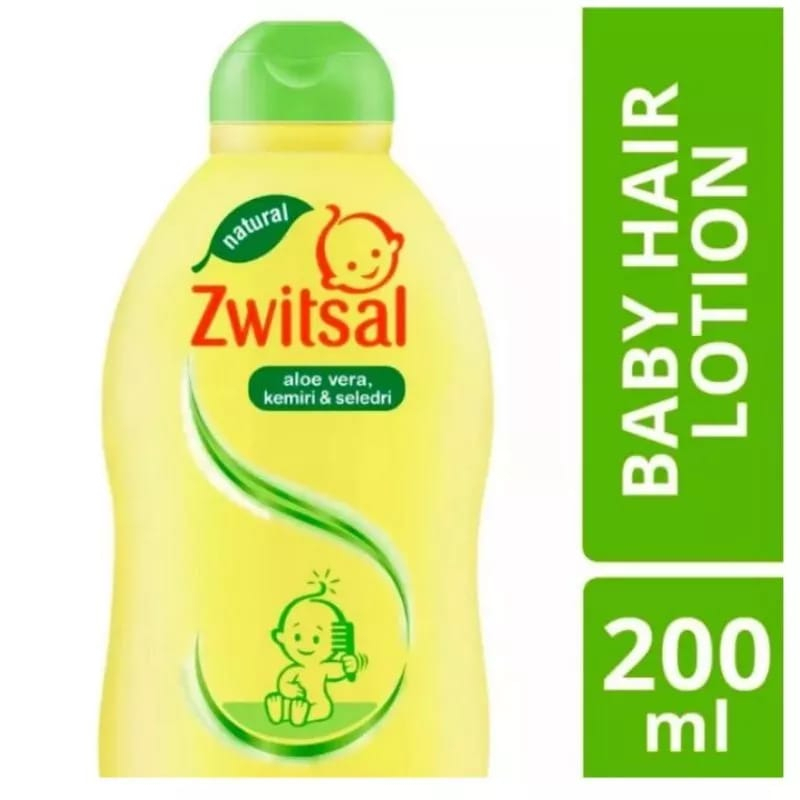 ZWITSAL BABY HAIR LOTION PERAWATAN RAMBUT BAYI ALOEVERA KEMIRI SELEDRI Melebatkan 200 ml