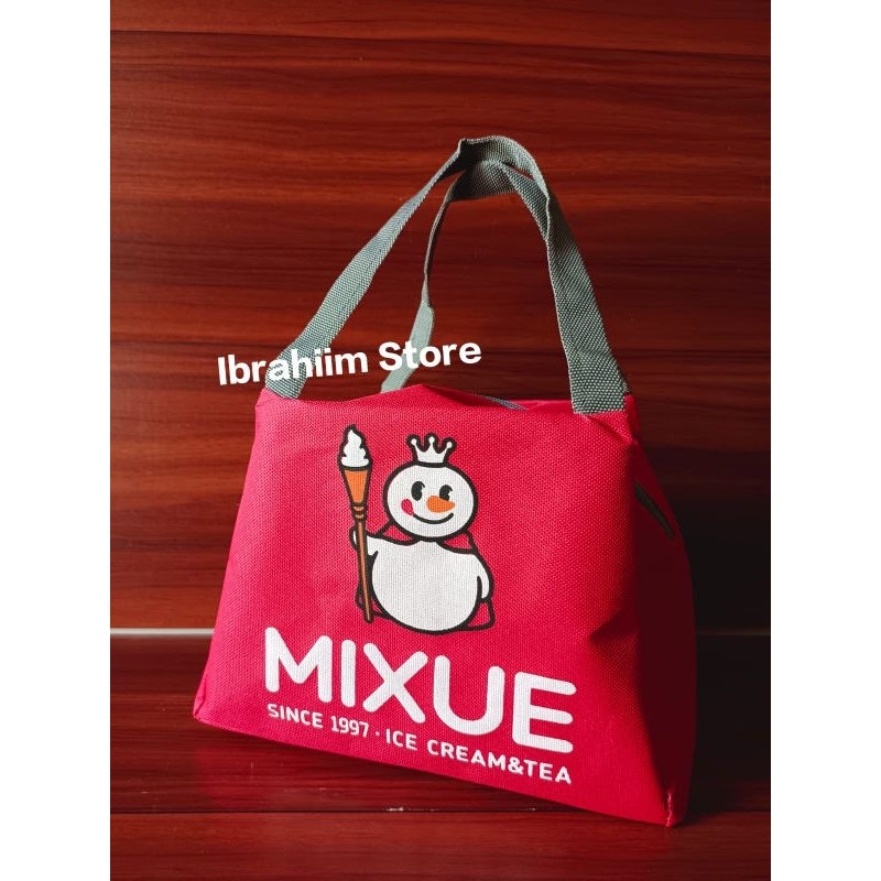 TAS BEKAL MAKANAN MIXUE / LUNCH BAG KARAKTER LUCU