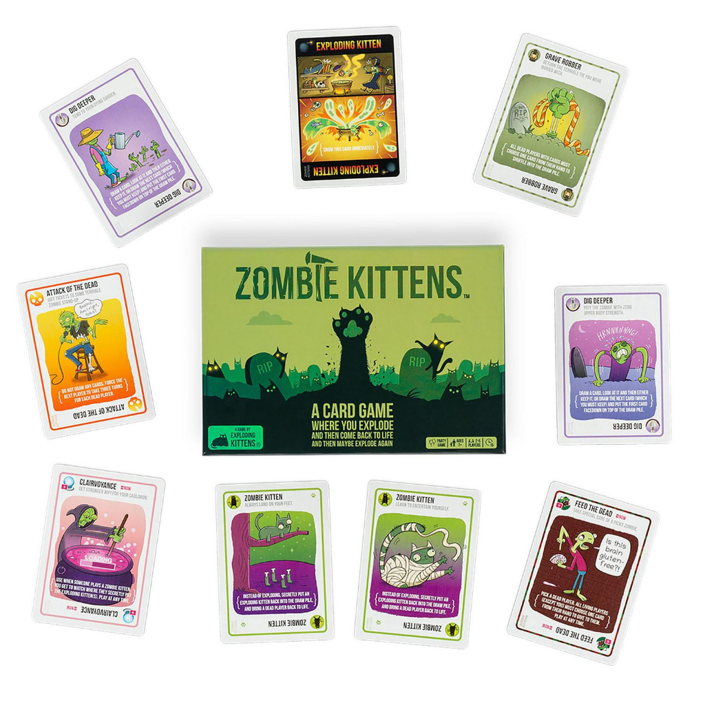 Zombie Kitten Exploding Kitten Card Game - Zombie Kitten