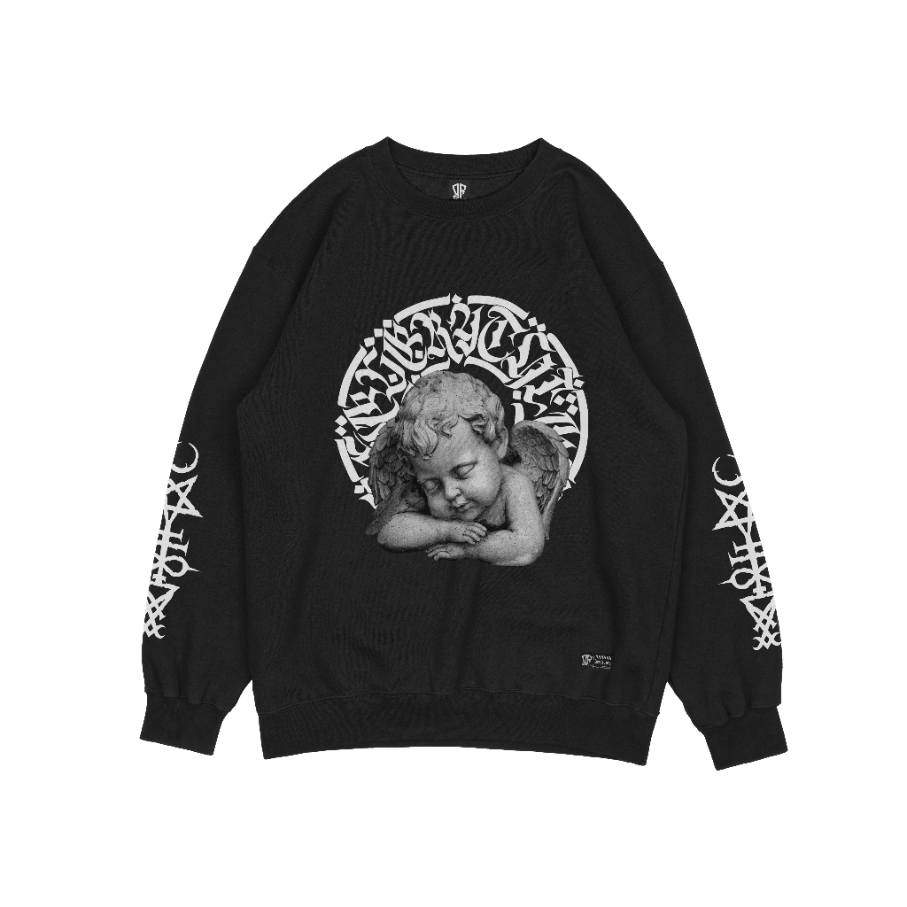 DEZIROSE - Crewneck Escultura Sweater Pria Distro Fleece Tebal Premium Size M-XXL