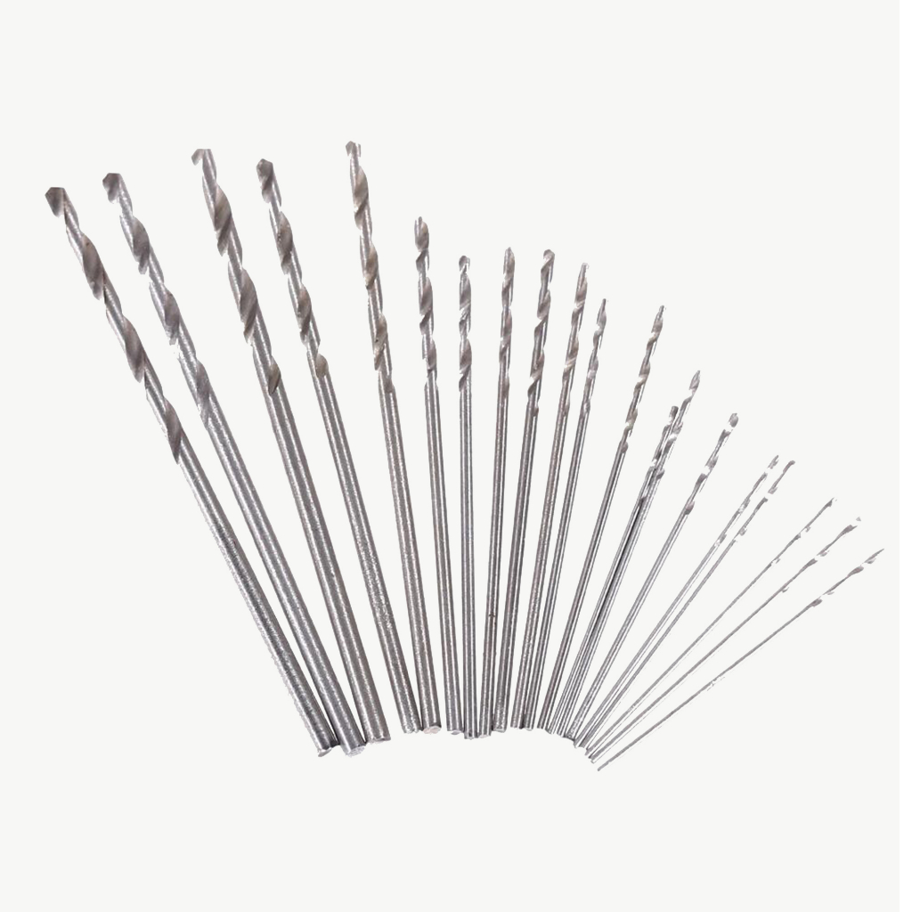 Mata Bor Mini Drill 0.3mm - 1.6mm HSS Twist Drill 20pcs