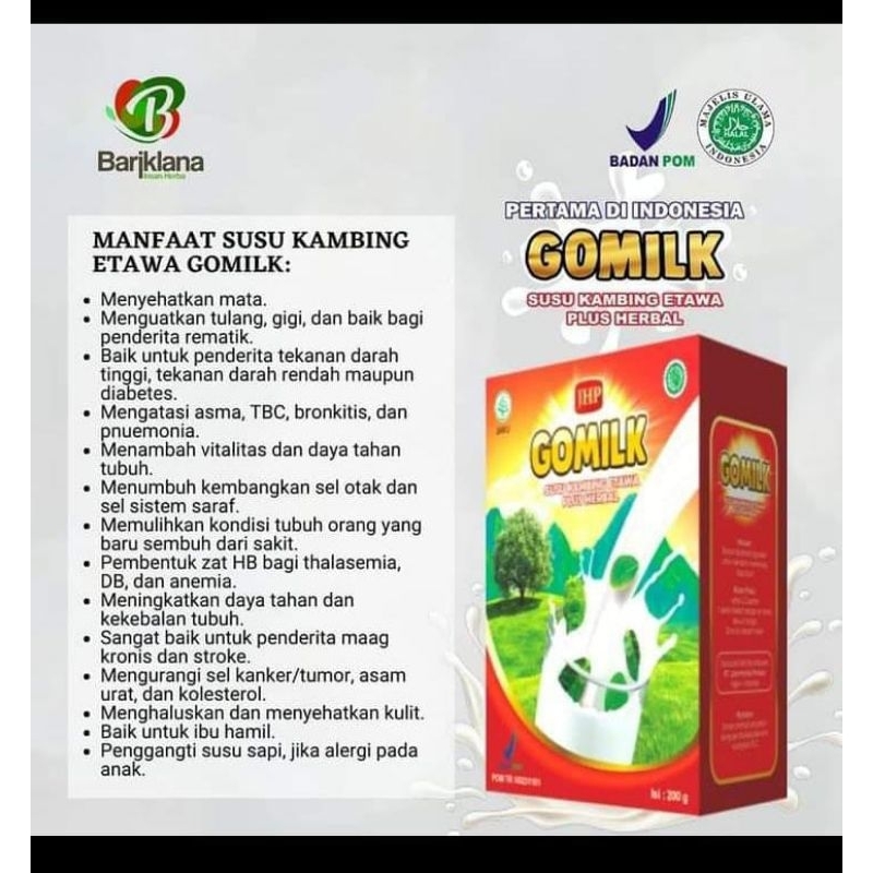 

Gomilk susu kambing etawa plus herbal