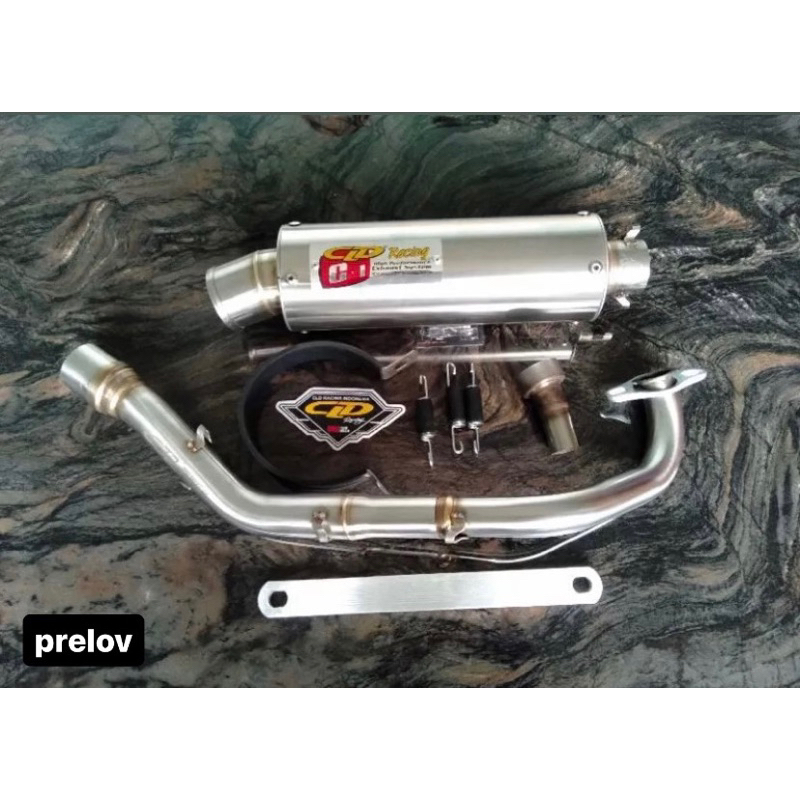 Preloved knalpot CLD Rading Type C1 Honda Genio Beat FI 2020
