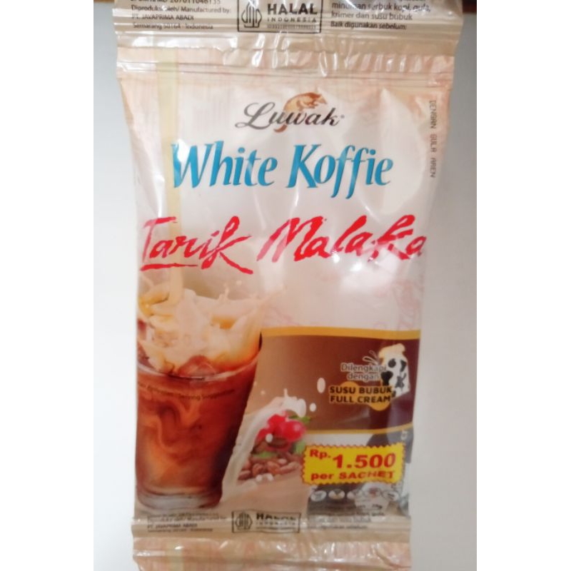 

kopi tarik malaka luwak white koffie renceng isi 10 sachet