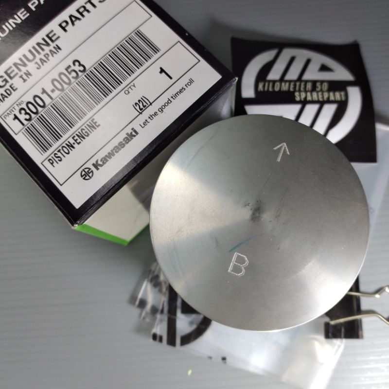 PISTON SEHER SEKER  NINJA RR OLD  ZX150 KODE 1878 PIN 16 ORIGINAL KAWASAKI 13001-0053
