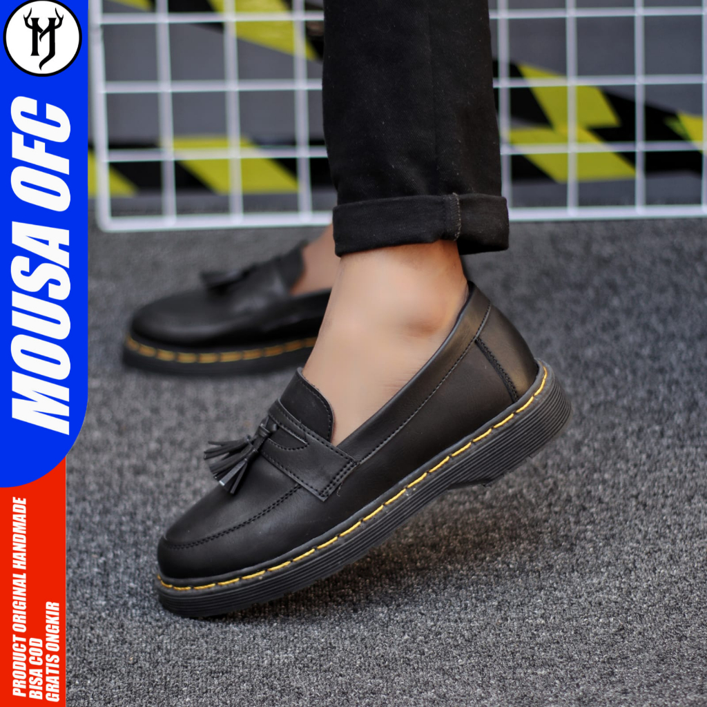 Sepatu Formal Loafers Docmart Pantofel Kerja Pria