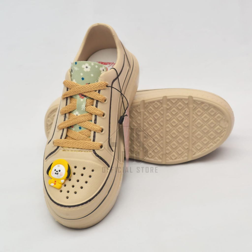 Sepatu Cewek Hazana High Cartoon Sepatu Wanita Karet Eva Phylon Sepatu Cewek Sneakers Terbaru Sepatu Wanita Ringan