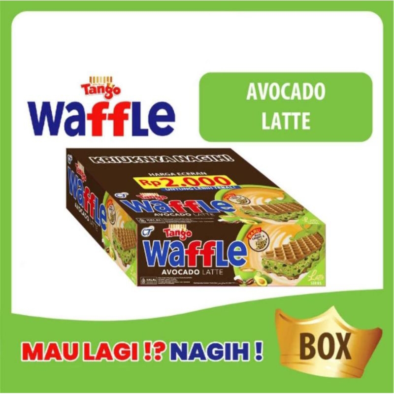 

WAFFLE TANGO AVOCADO LATTE 25 GRAM (1 BOX 12 PCS)
