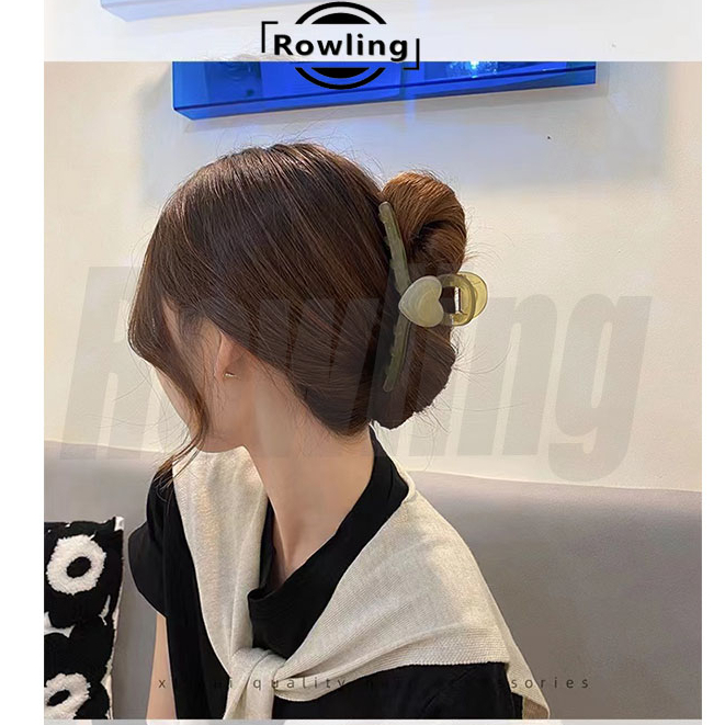 ROWLING (R -65) Jepit Rambut LOVE  Untuk Wanita Import