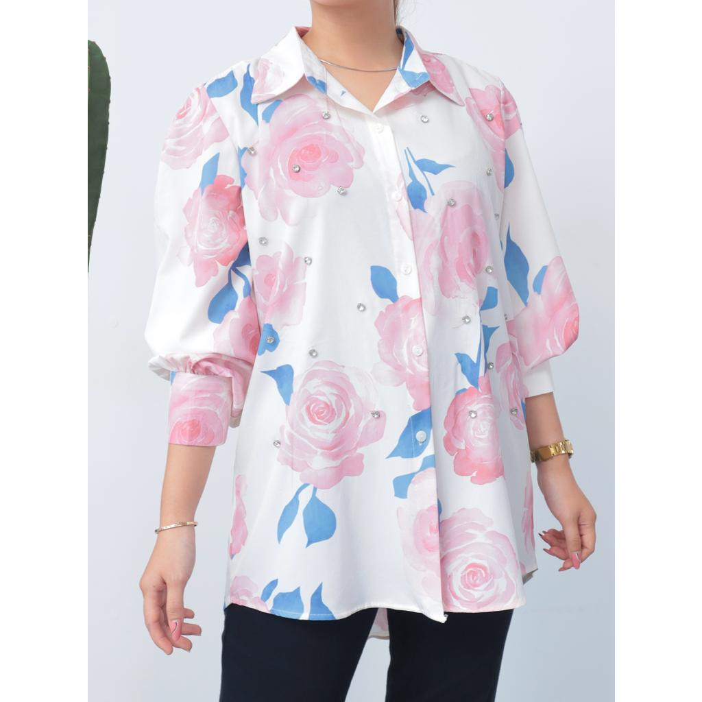 Kemeja Silk Sasy Oversize - 2301.02.054