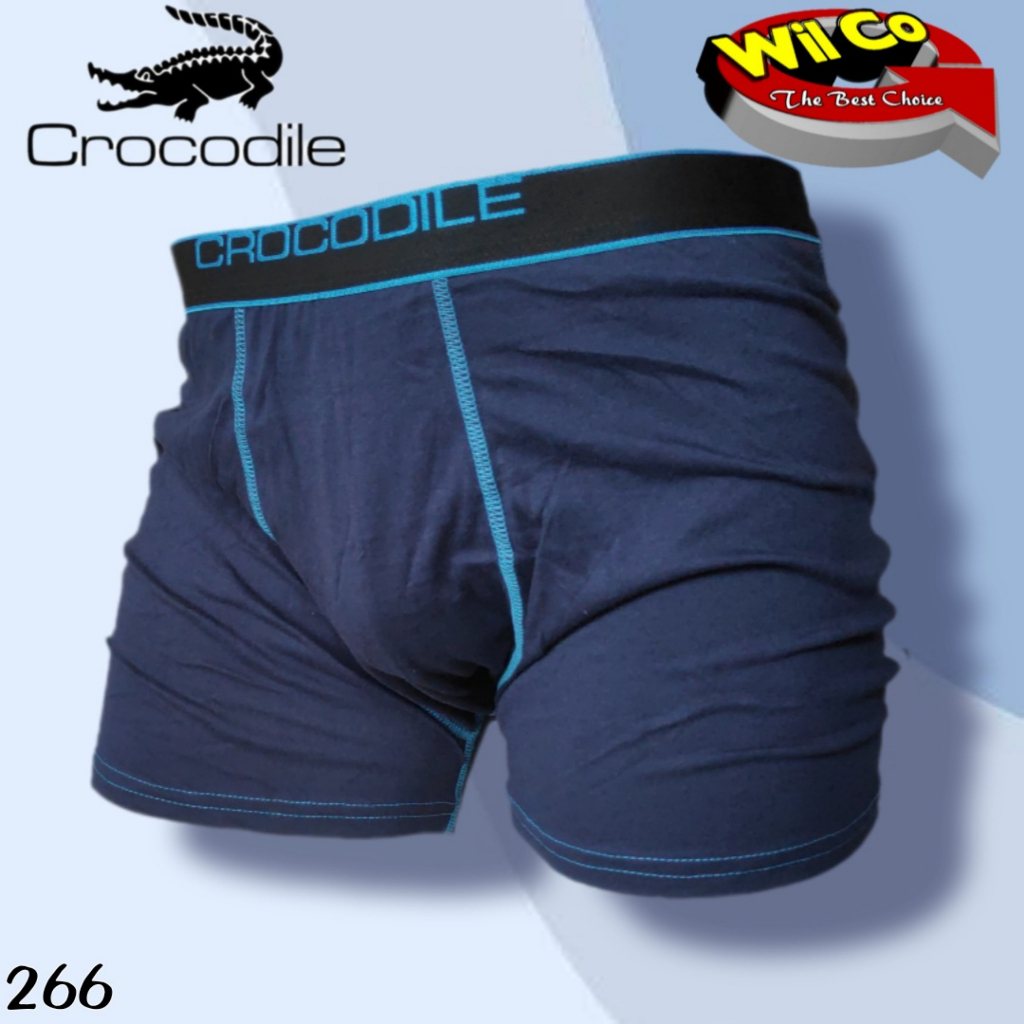 K266 - [1 BOX ISI 1Pcs] CELANA DALAM PRIA CD [BOXER] PRIA PAKAIAN DALAM PRIA CROCODILE SIZE S - XXL