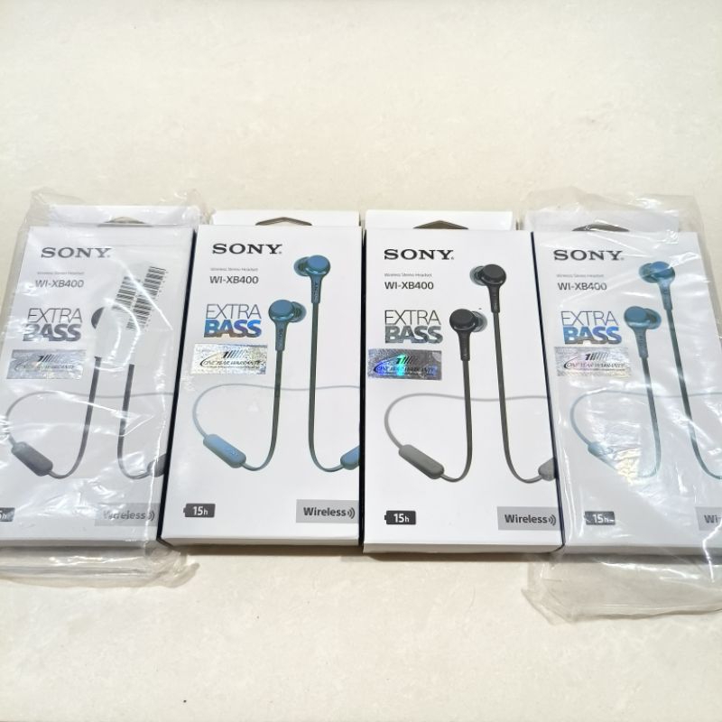 SONY WI-XB400 Extra Bass Wireless Bluetooth Headset Garansi Resmi