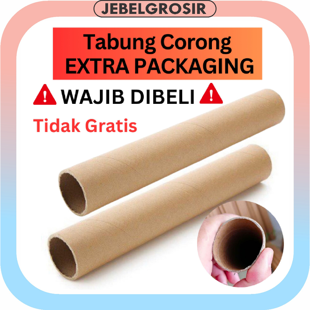 Tabung Corong EXTRA PACKAGING TEBAL Kertas Buket Bunga Papercore