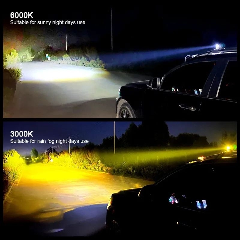 lampu sorot mini driving single Di stang motor / Mobil Terang 12/14 volt