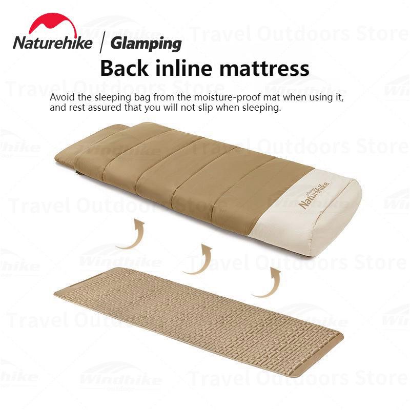 SLEEPING BAG + IXPE SLEEPING PAD NATUREHIKE CNH22SD006