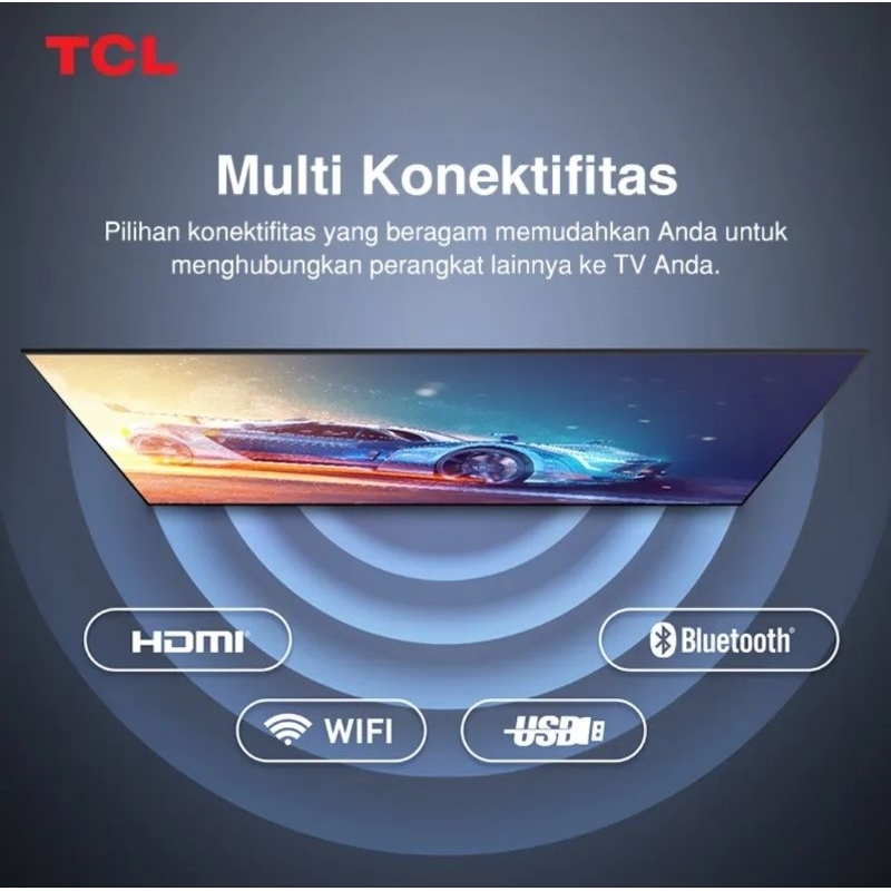Smart Android TV TCL 40 Inch 40A9 Bezelless Android 11 Digital TV (MEDAN/LUAR KOTA)