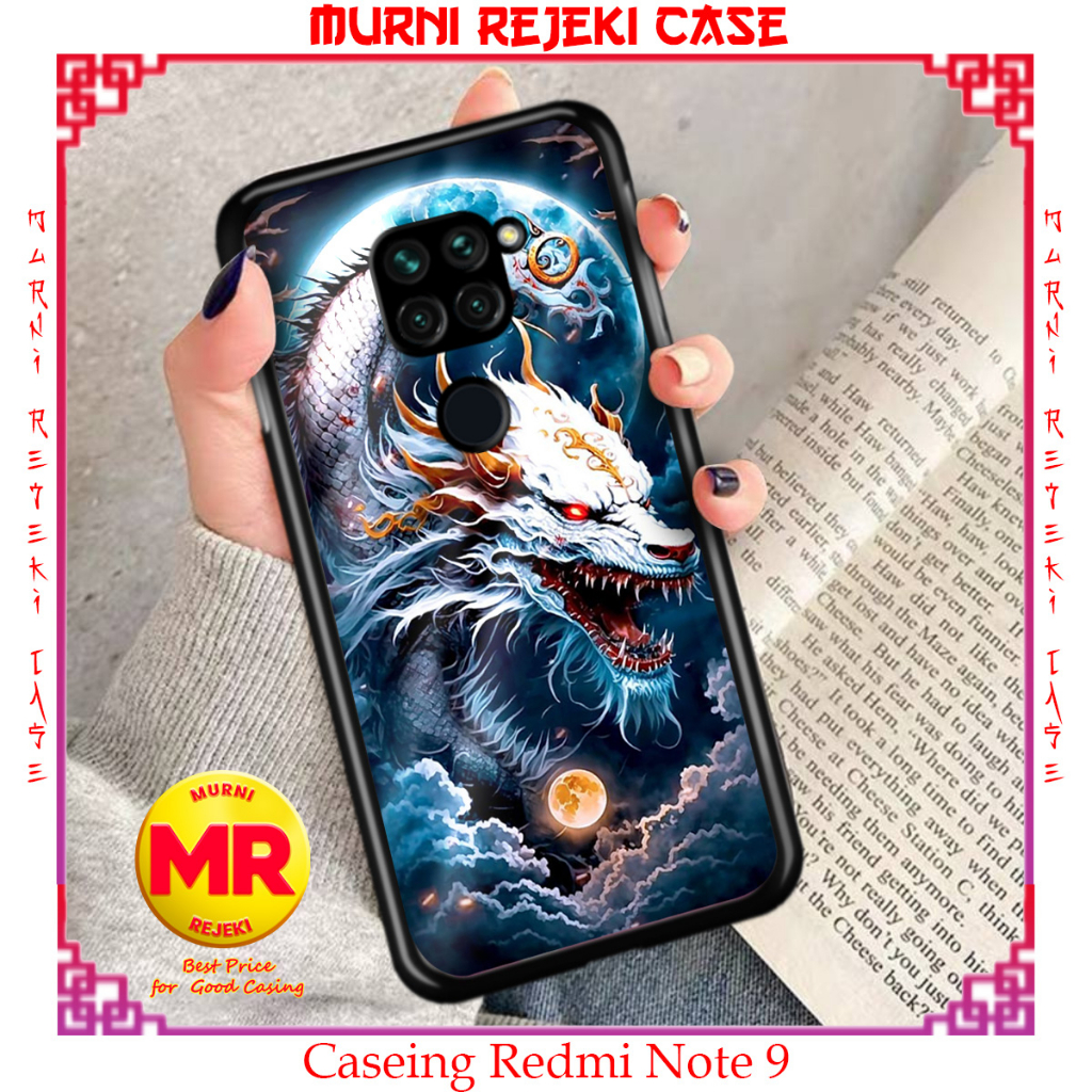 Casing Hp Redmi Note 9 Case Redmi Note 9 Motif DRAGON Case lucu Casing Redmi Case Anime Softcase Har