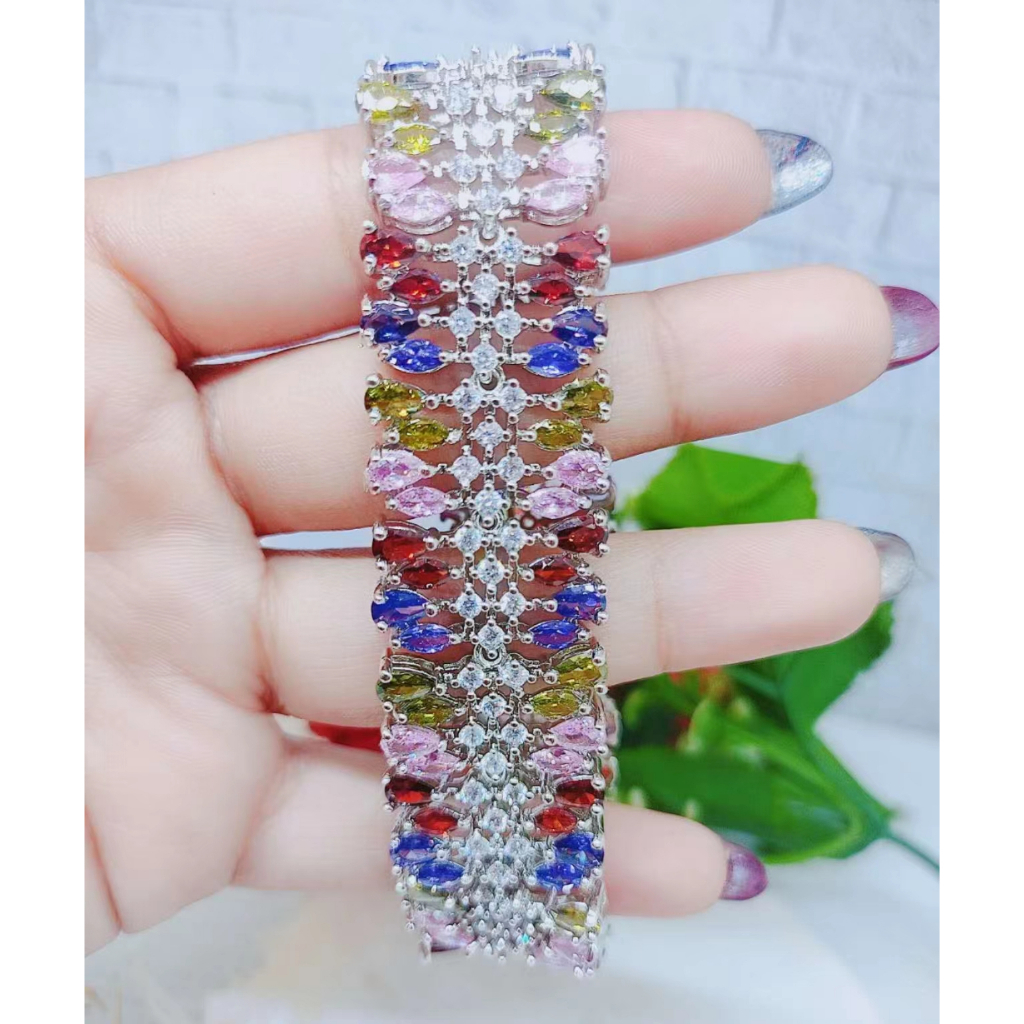 Gelang Xuping Permata Full Cantik Perhiasan Fashion R140