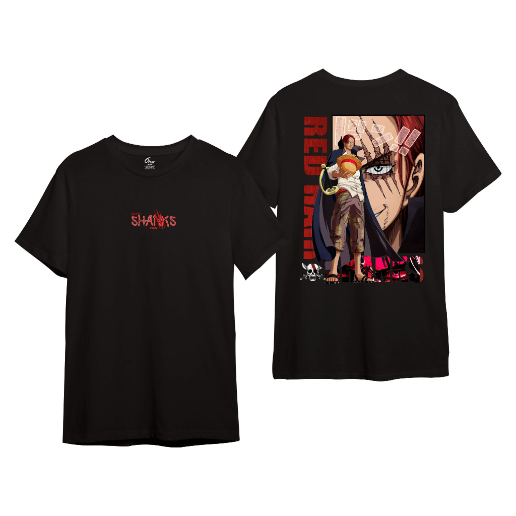 OBRAY Kaos One Piece Shanks T-shirt Series Anime Shanks 012