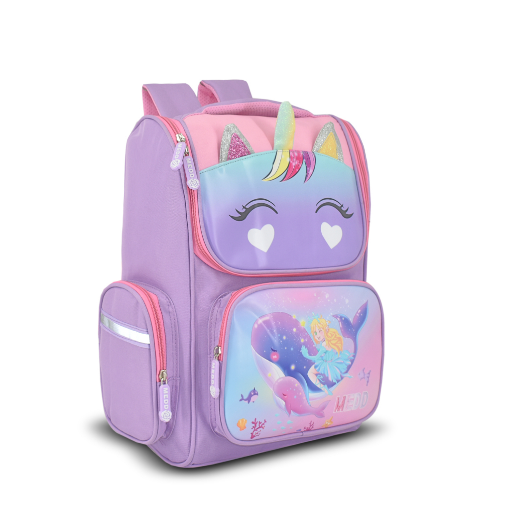 Newtonkids-Tas Ransel Susun Mermaid Series/Tas Ransel Sekolah Anak/Tas Sekolah Anak/Tas Sekolah TK-SD/Tas Fashion Anak